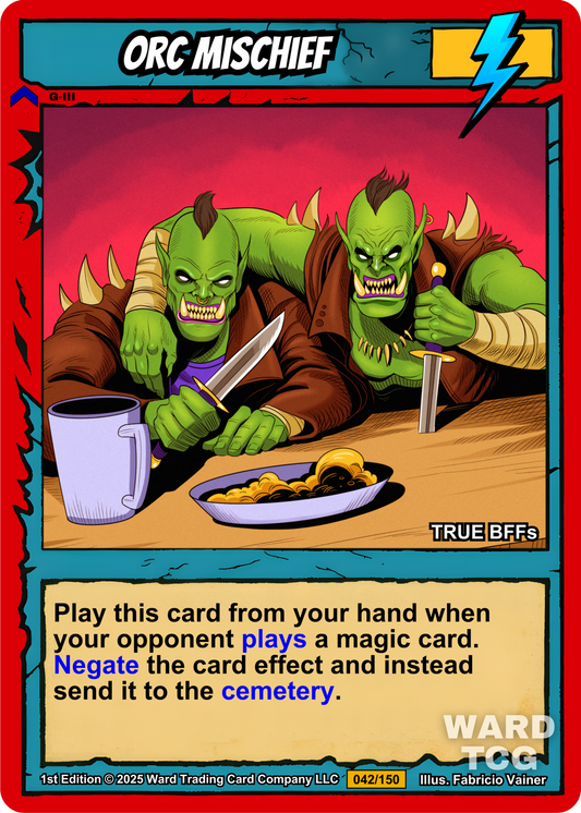 042 Orc Mischief FOIL - Rare