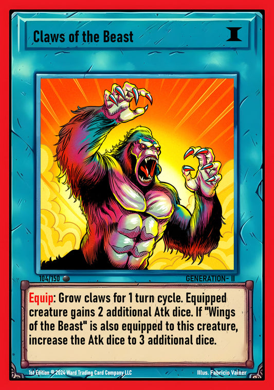 104 Claws Of The Beast FOIL - Common