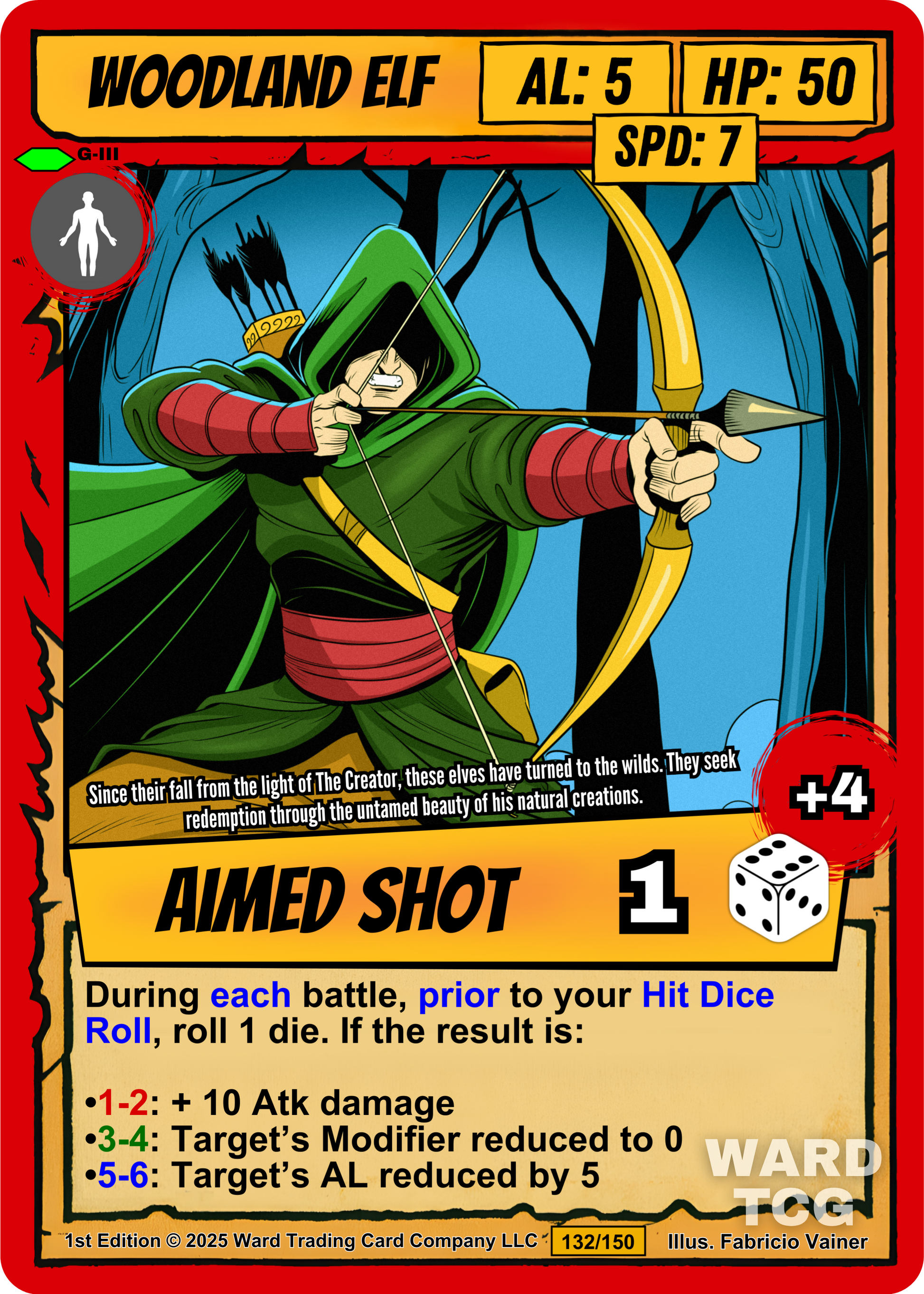 132 Woodland Elf - Uncommon