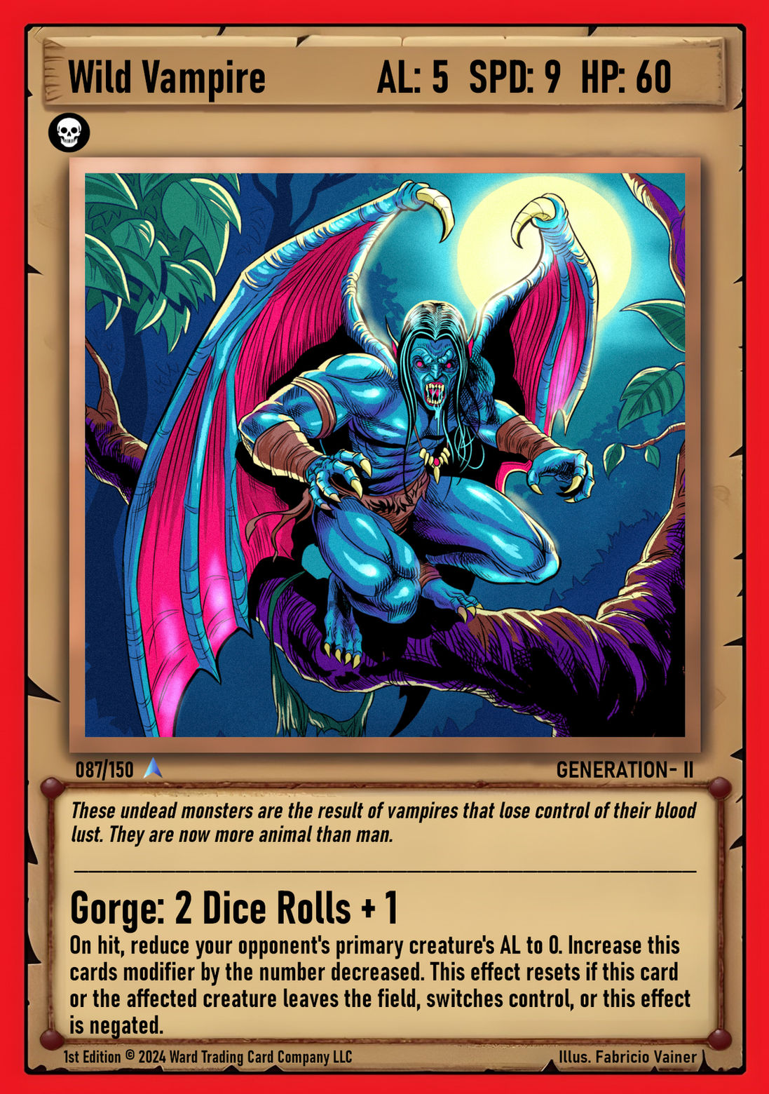 087 Wild Vampire - Rare