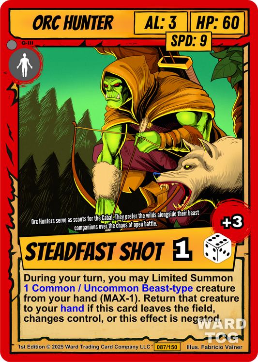 087 Orc Hunter FOIL - Common