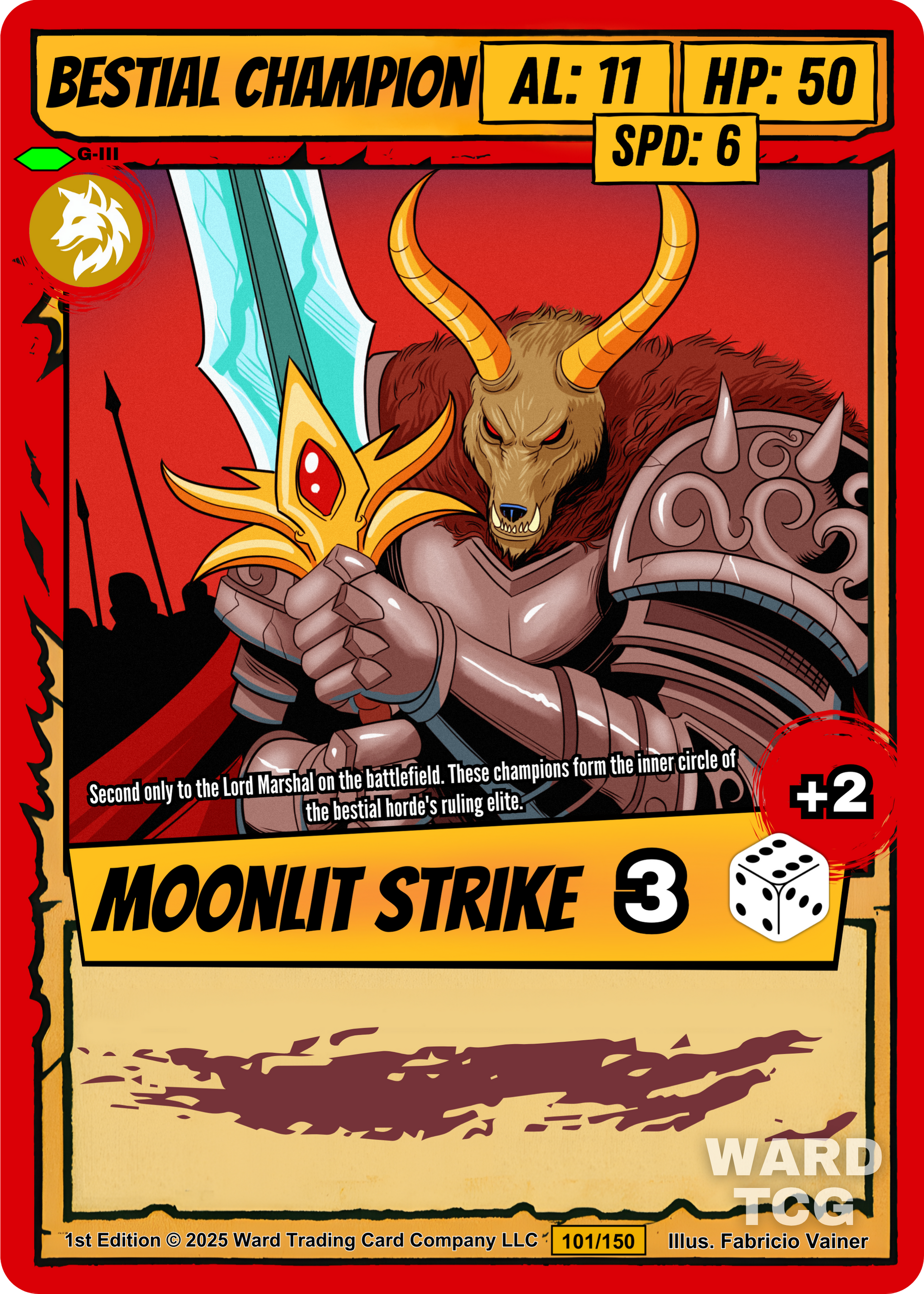101 Bestial Champion FOIL - Uncommon