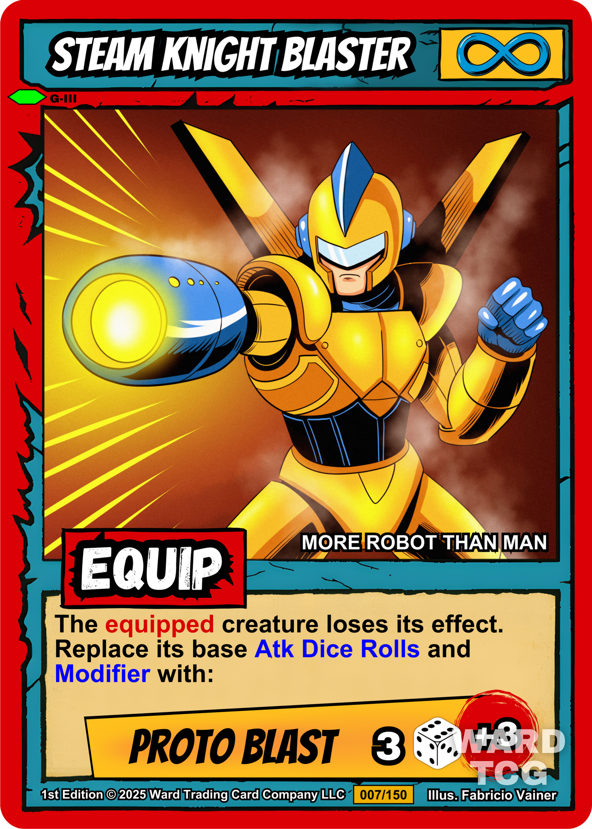 007 Steam Knight Blaster FOIL - Uncommon
