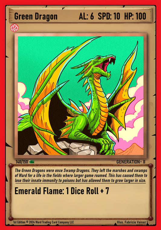 140 Green Dragon FOIL - Uncommon