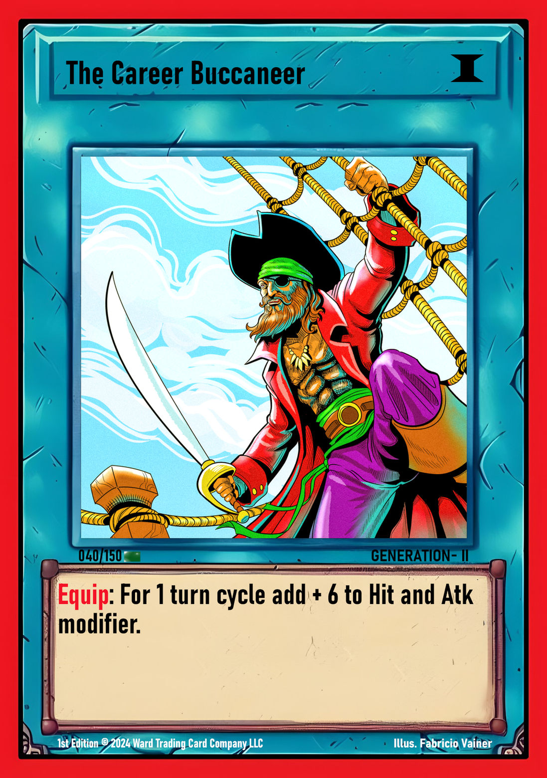040 The Career Buccaneer FOIL - Uncommon