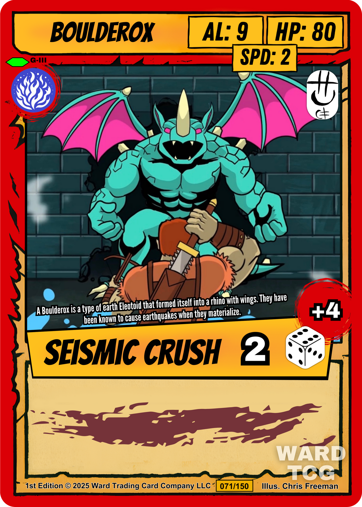071 Boulderox Alt Art - Uncommon