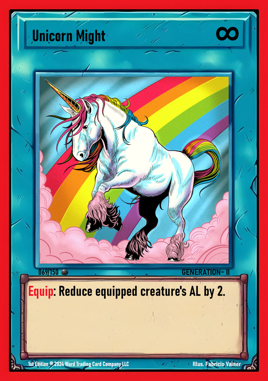 069 Unicorn Might FOIL - Common