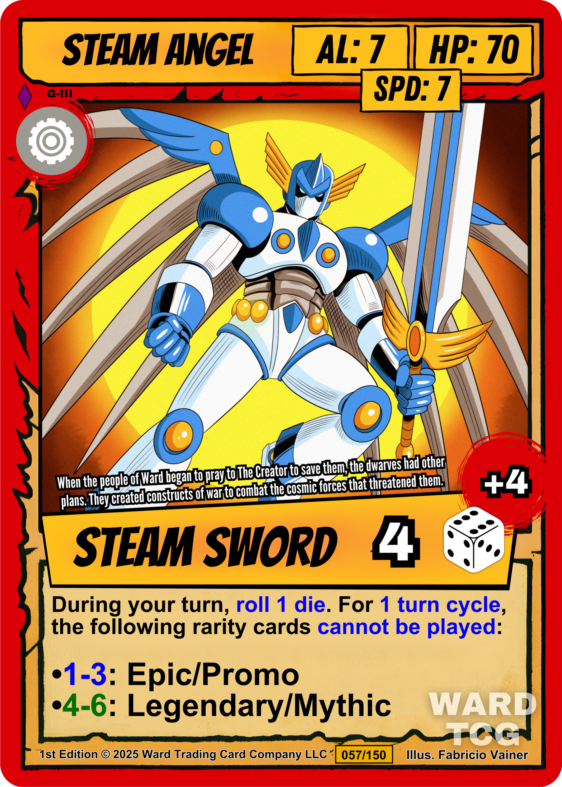 057 Steam Angel FOIL - Epic