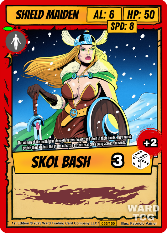 055 Shield Maiden FOIL - Uncommon