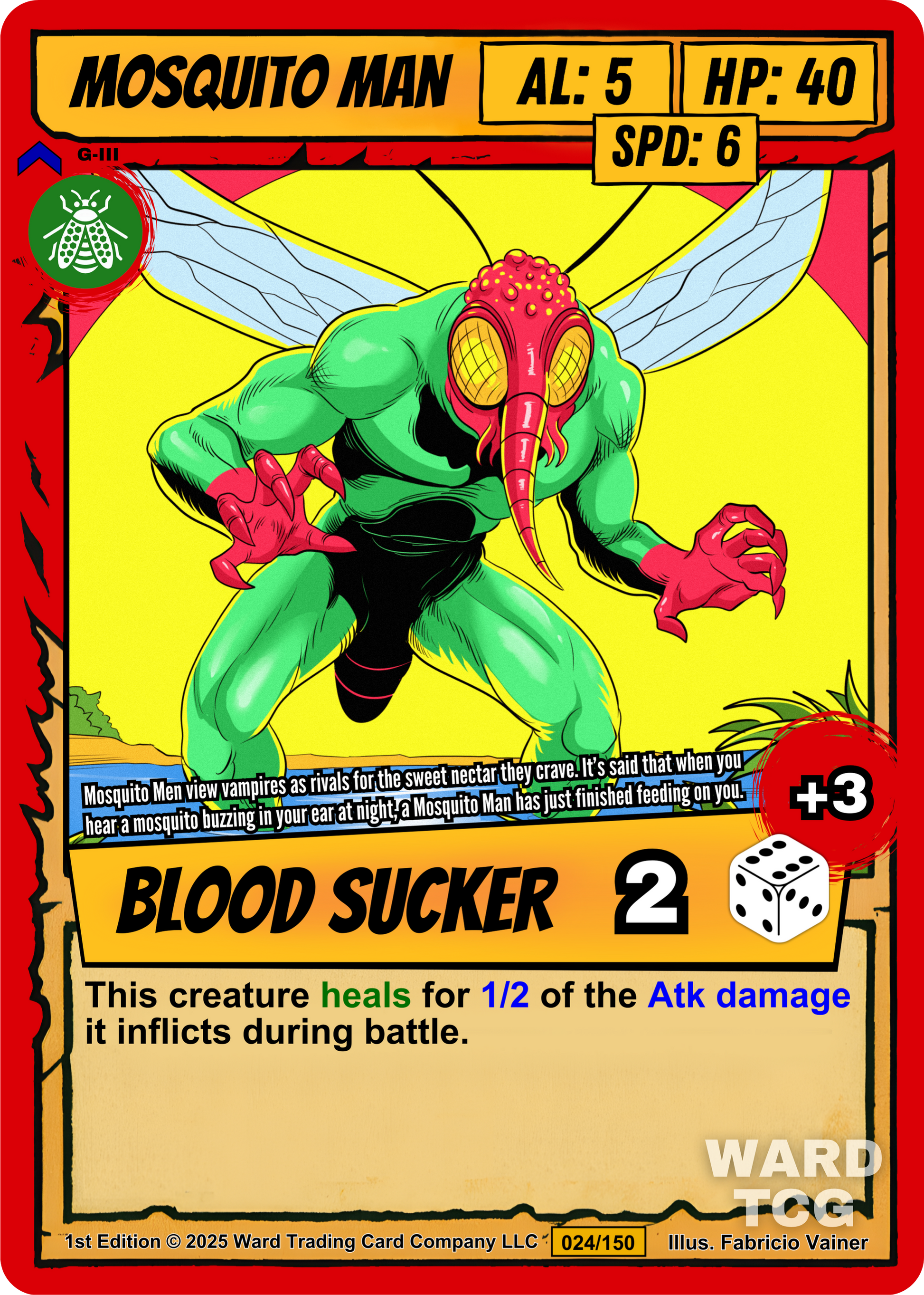 024 Mosquito Man FOIL - Rare