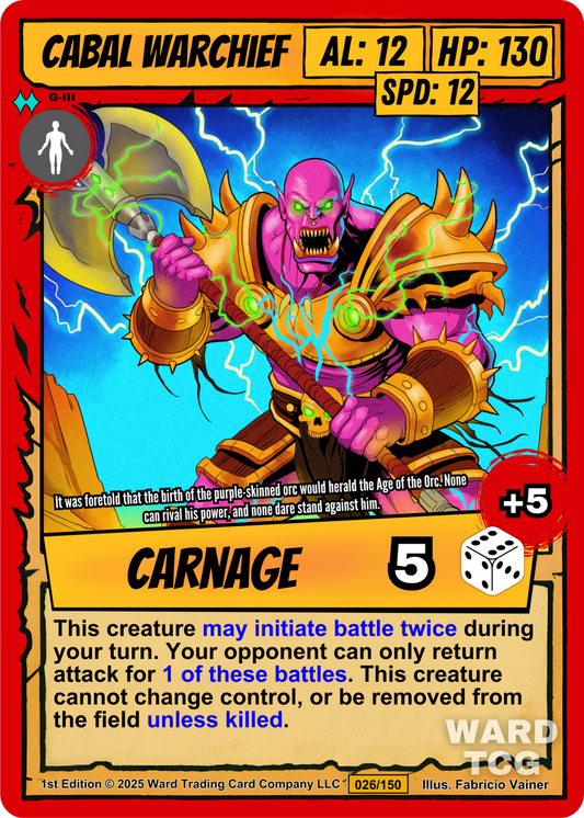026 Cabal Warchief FOIL - Mythic