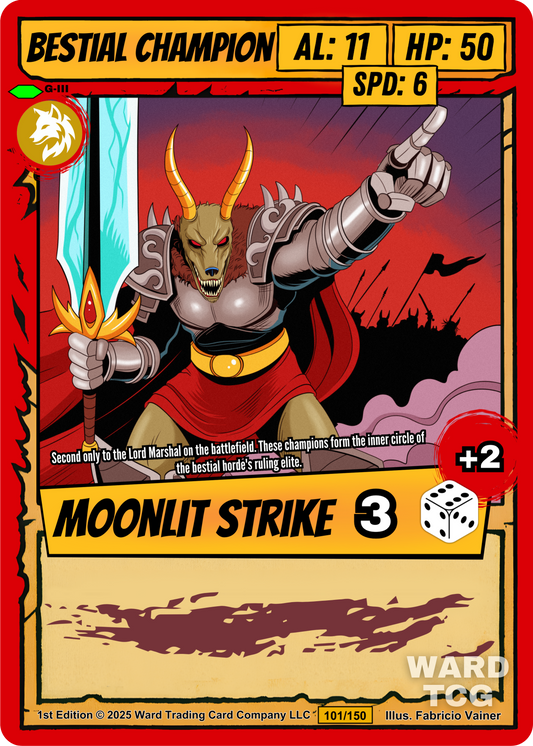 101 Bestial Champion Alt Art - Uncommon