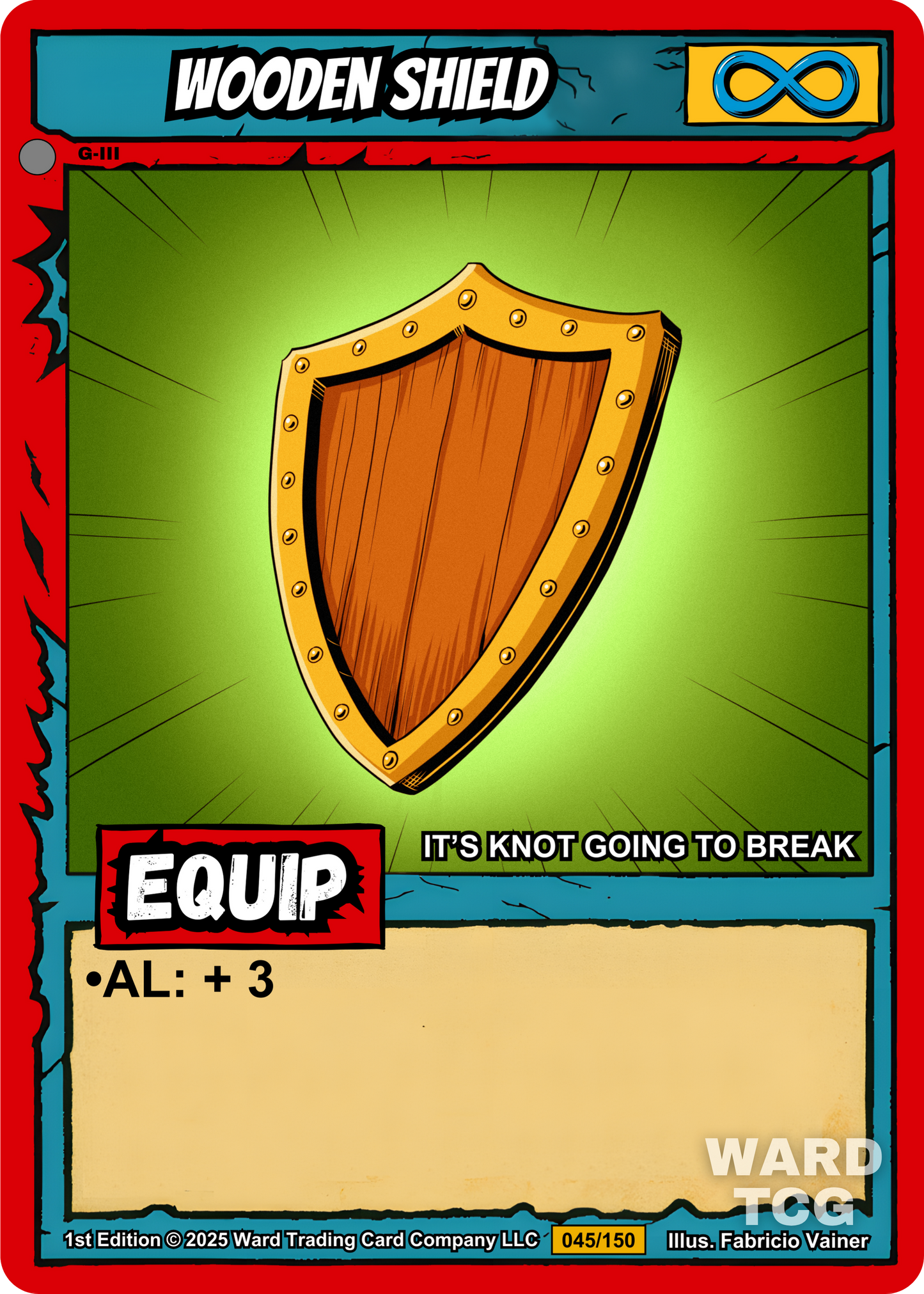 045 Wooden Shield FOIL - Common