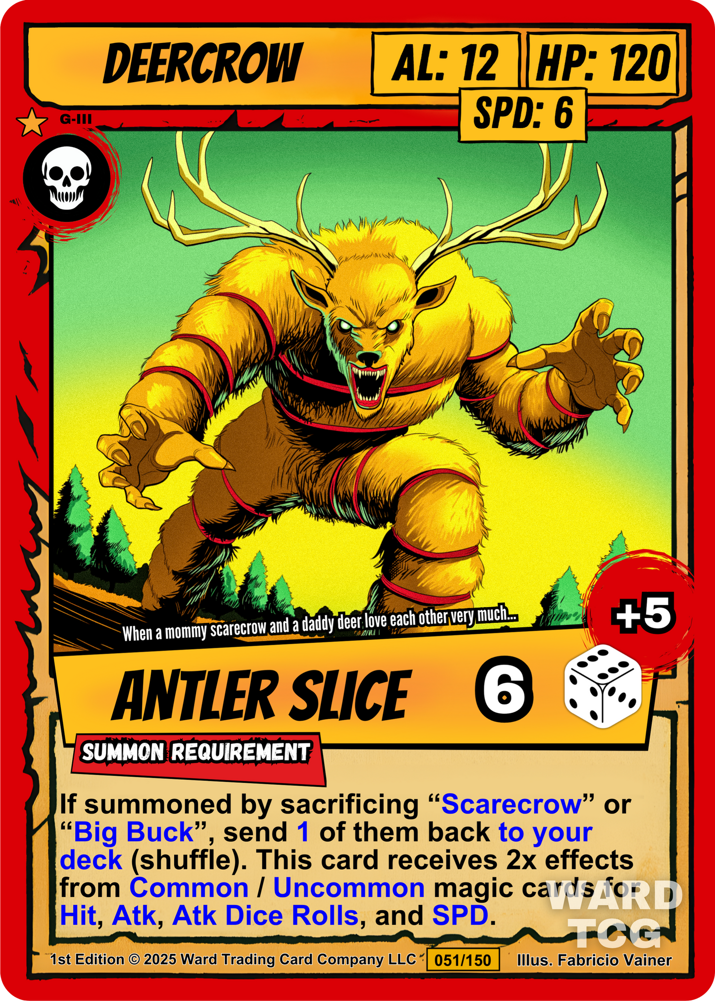 051 Deercrow FOIL - Legendary