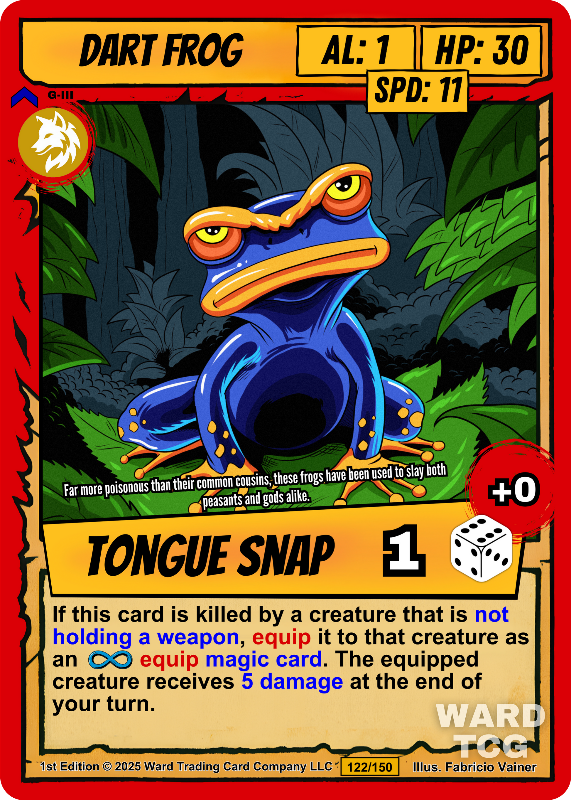 122 Dart Frog FOIL - Rare