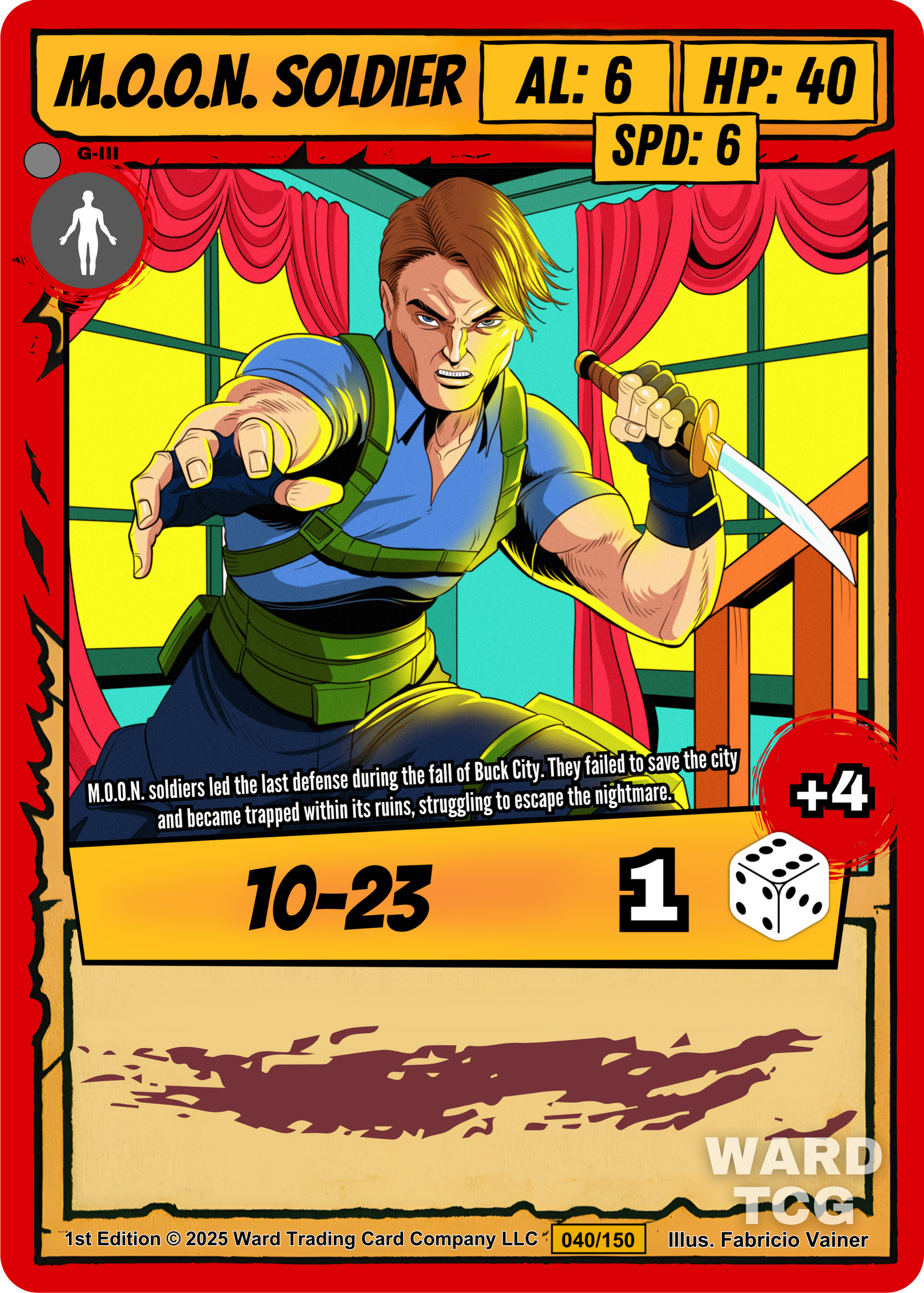 040 M.O.O.N. Soldier FOIL - Common
