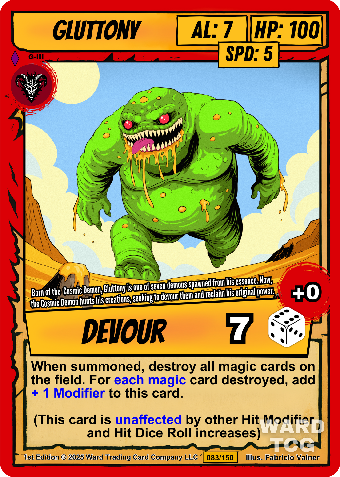 083 Gluttony FOIL - Epic