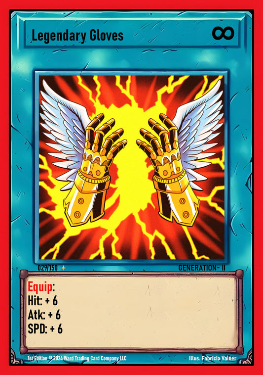 029 Legendary Gloves FOIL - Legendary
