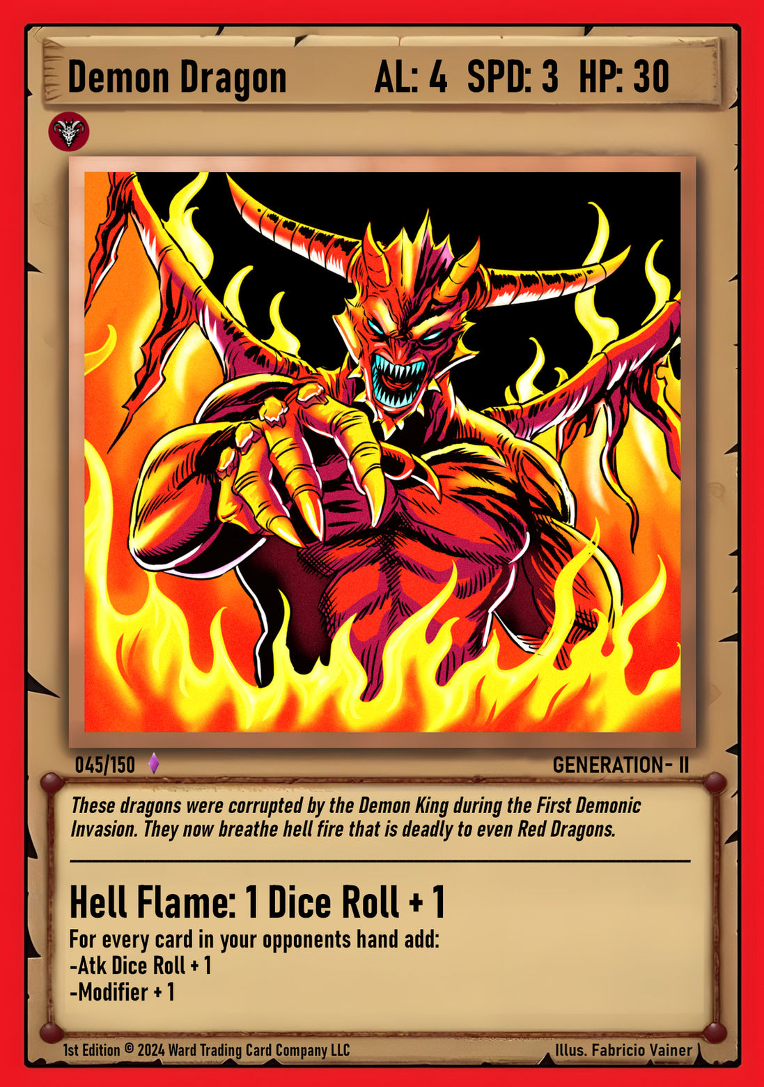 045 Demon Dragon FOIL - Epic