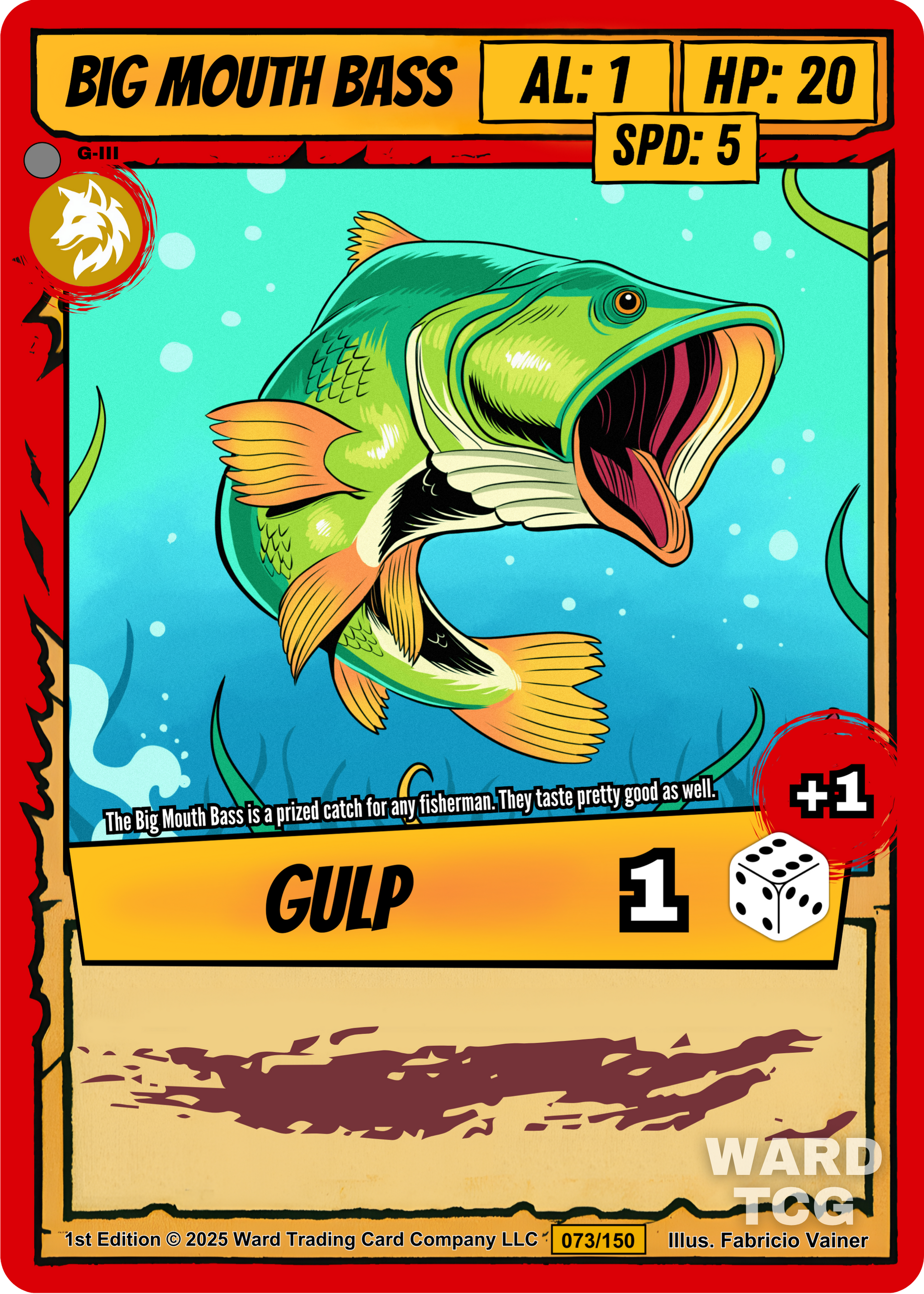 073 Big Mouth Bass - Common