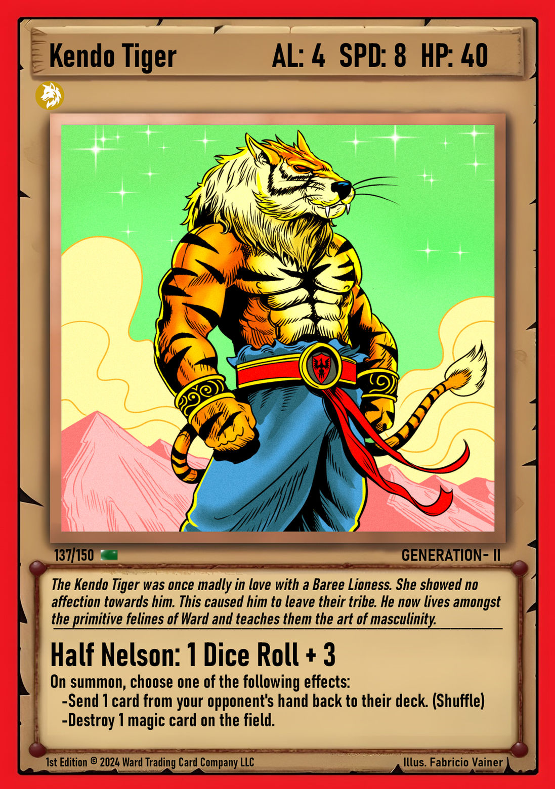 137 Kendo Tiger FOIL - Uncommon