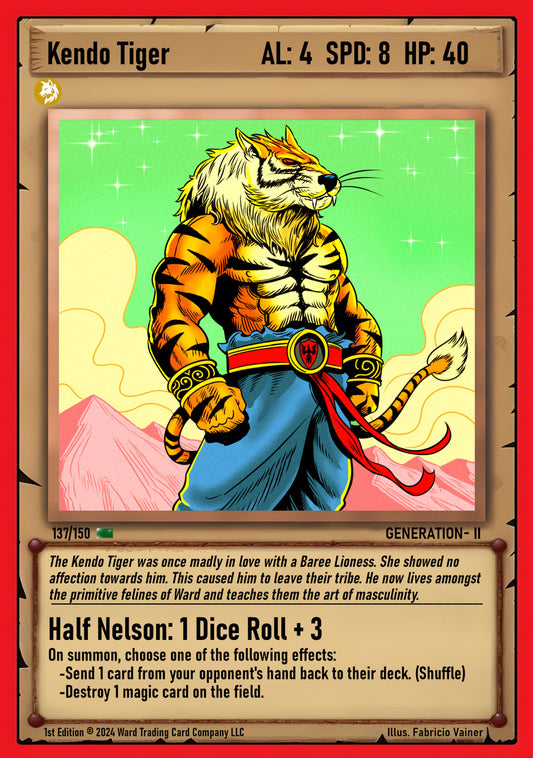 137 Kendo Tiger FOIL - Uncommon