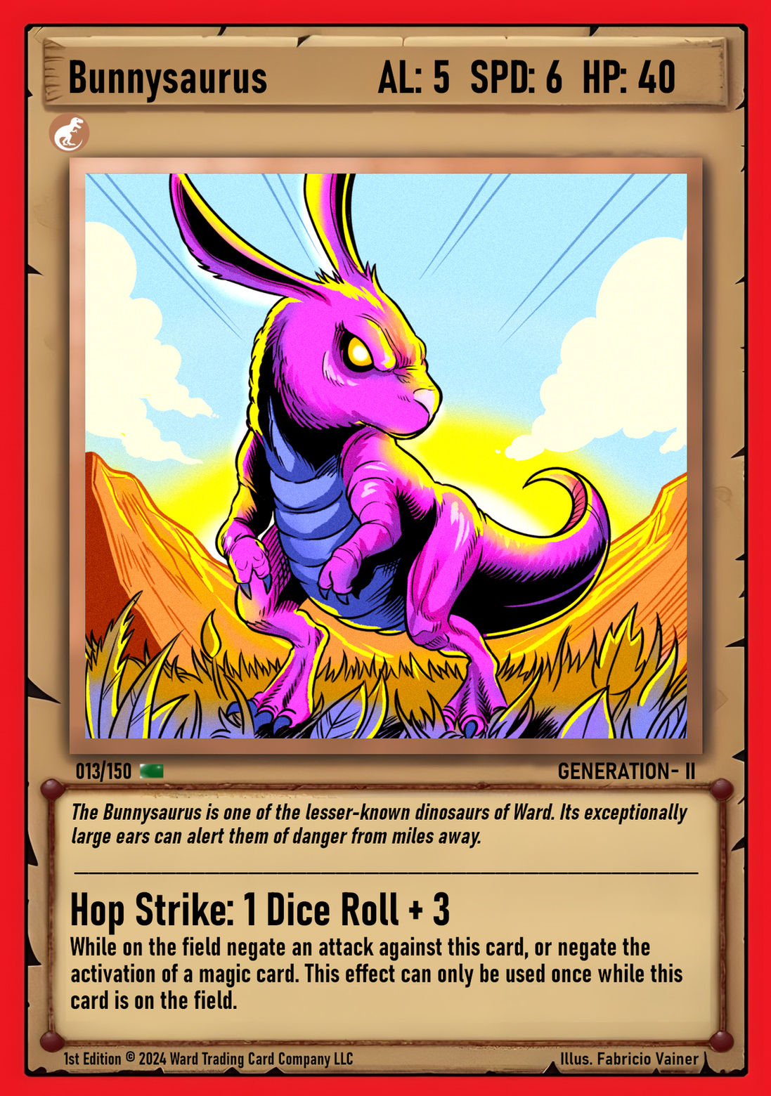013 Bunnysaurus - Uncommon