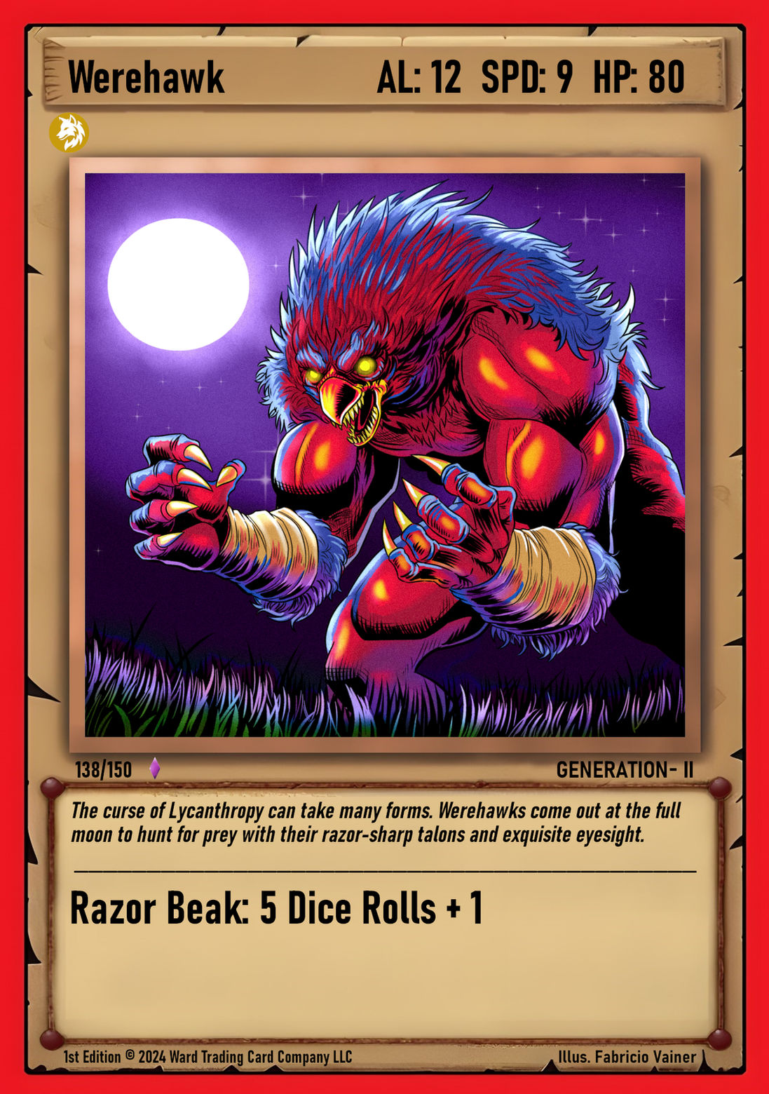 138 Werehawk FOIL - Epic