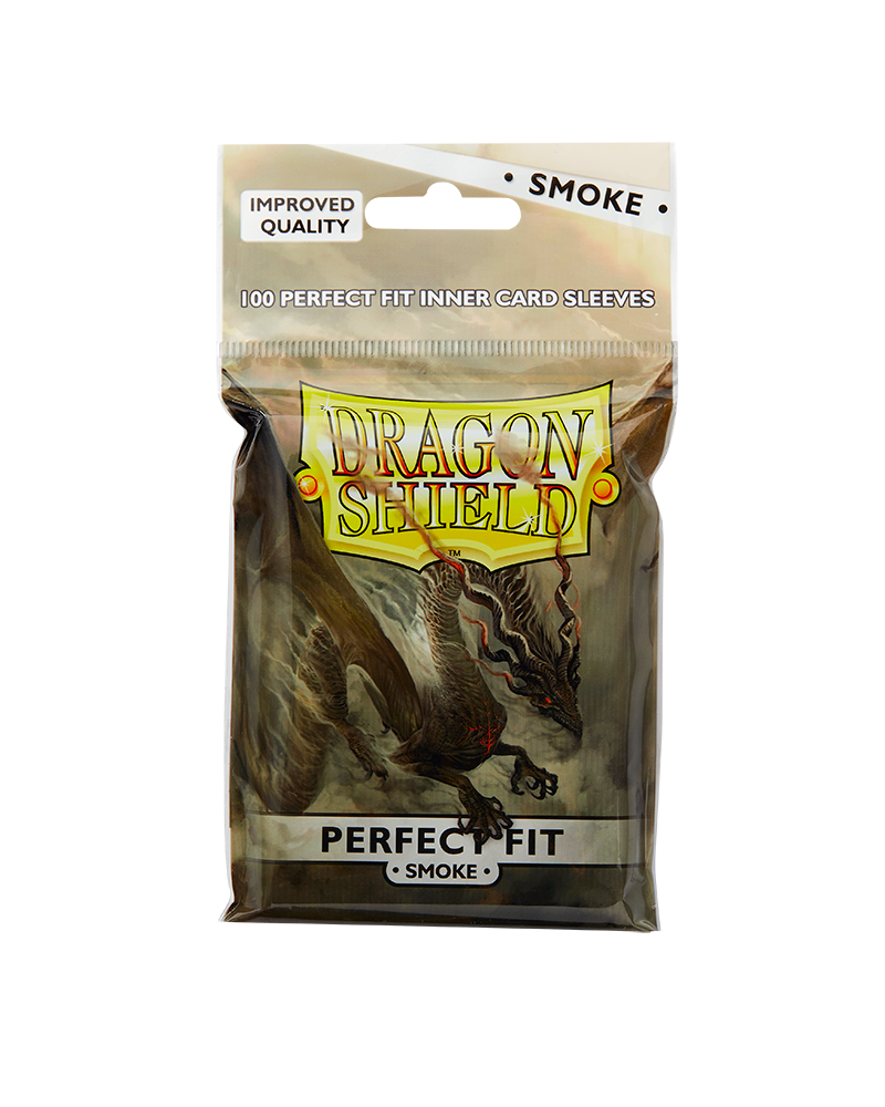 Dragon Shield - Smoke - Toploading Perfect Fit Sleeves - Standard Size