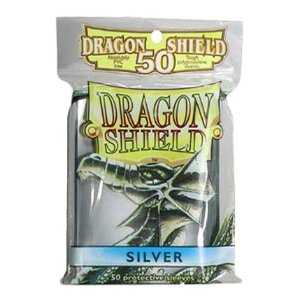 Dragon Shield 50 Count Yugioh Sized Sleeves - Silver