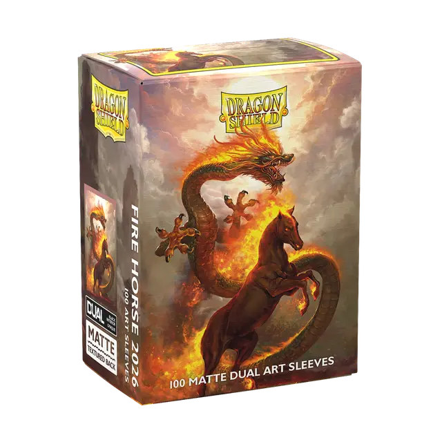 Dragon Shield - Fire Horse 2026 - Matte Dual Art Sleeves