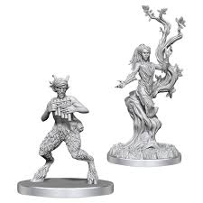 Dungeons & Dragons: Nolzur's Marvelous Miniatures - Satyr & Dryad (Unpainted)