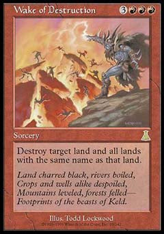 Wake of Destruction (Urza's Destiny) Heavy Play