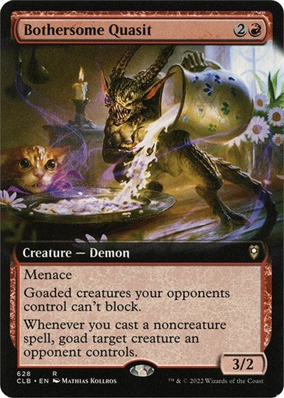 Bothersome Quasit (Extended Art) (Commander Legends: Battle for Baldur's Gate) Near Mint