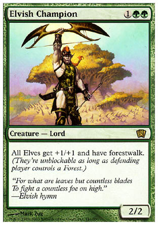 Elvish Champion (8th Edition) Heavy Play