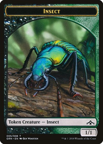 Insect Token (Guilds of Ravnica) Light Play