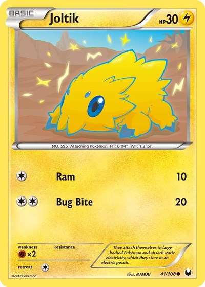 Joltik (41) (Dark Explorers) Medium Play