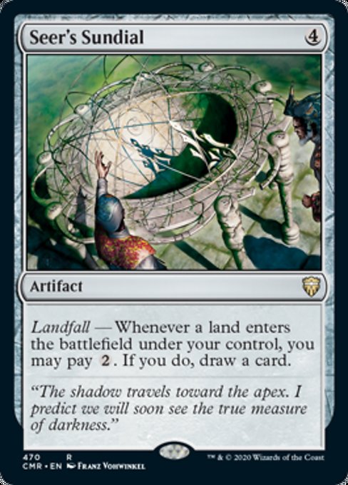 Seer's Sundial (Commander 2020 Commander Legends) Light Play