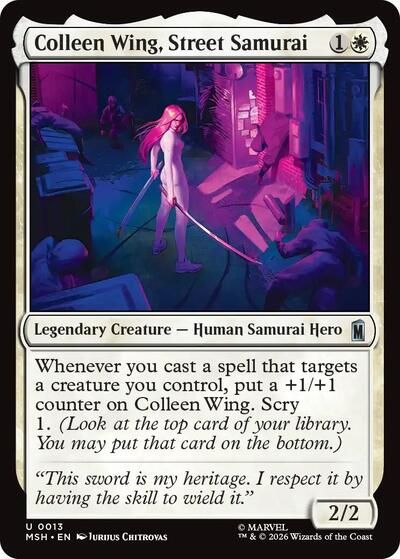 Colleen Wing, Street Samurai (Marvel Super Heroes) Light Play