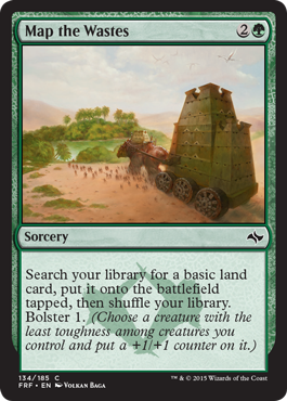 Map the Wastes (Fate Reforged) Light Play
