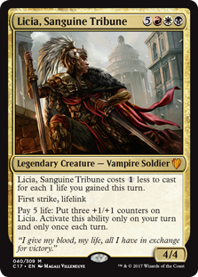 Licia, Sanguine Tribune (Commander 2017) Near Mint Foil
