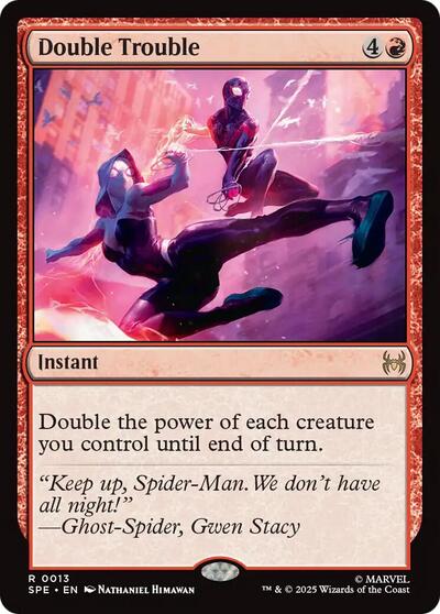 Double Trouble (Marvel's Spider-Man: Eternal-Legal) Light Play Foil