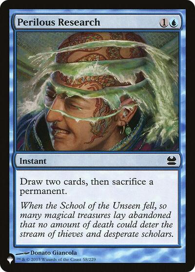 Perilous Research (The List) Light Play