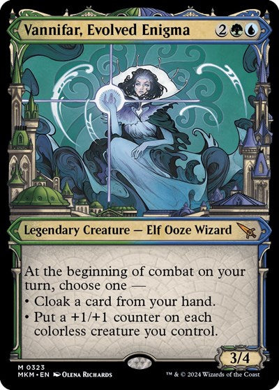 Vannifar, Evolved Enigma (Showcase) (0323) (Murders at Karlov Manor) Light Play Foil