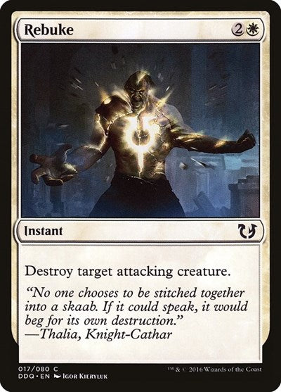 Rebuke (Duel Decks: Blessed vs Cursed) Light Play