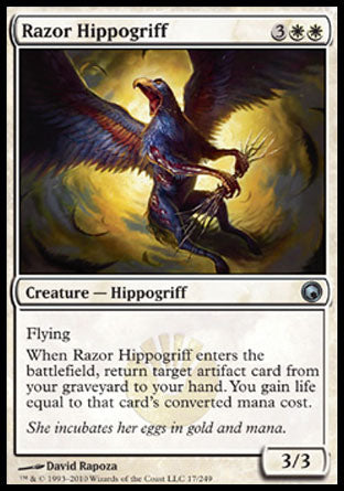 Razor Hippogriff (Scars of Mirrodin) Light Play