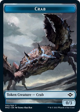 Crab Token (Modern Horizons 2) Light Play