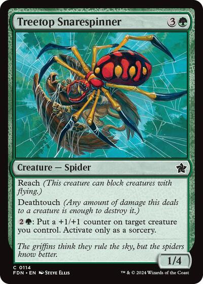 Treetop Snarespinner (Foundations) Light Play Foil
