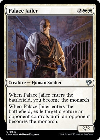 Palace Jailer (Commander Masters) Light Play Foil