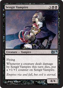 Sengir Vampire (Magic 2014 Core Set) Light Play